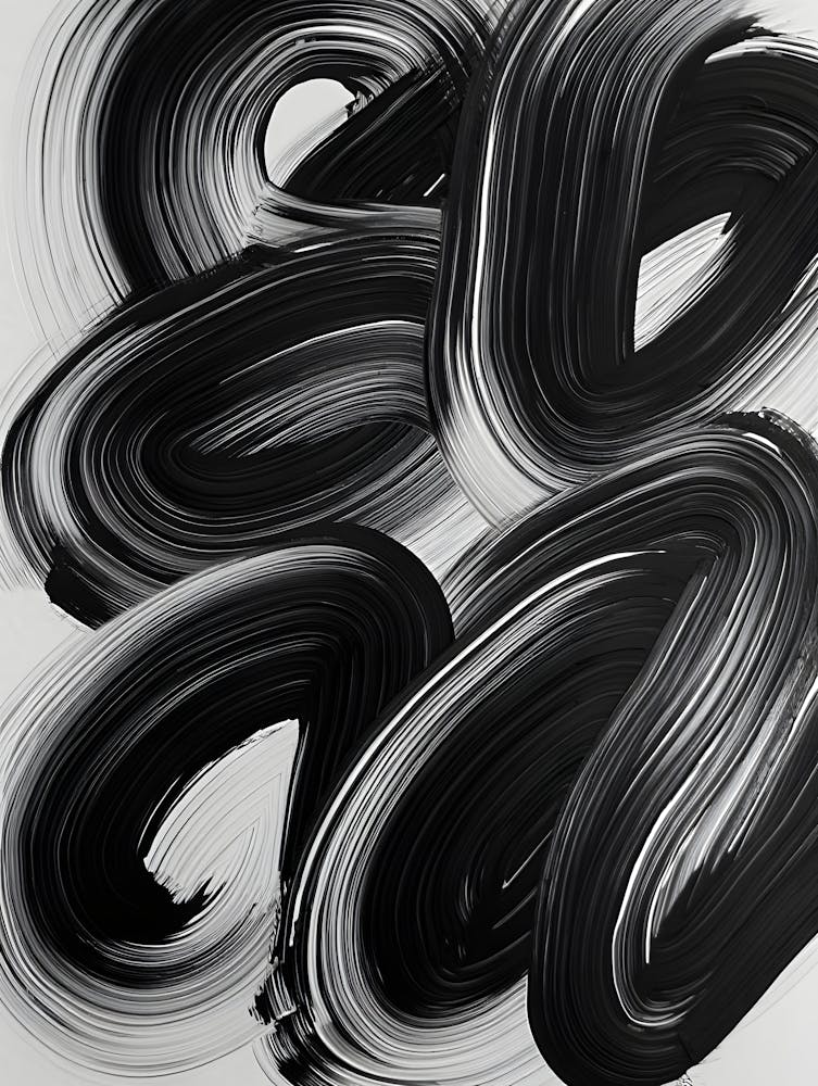Abstract Motion – A Dynamic Flow of Brushstrokes