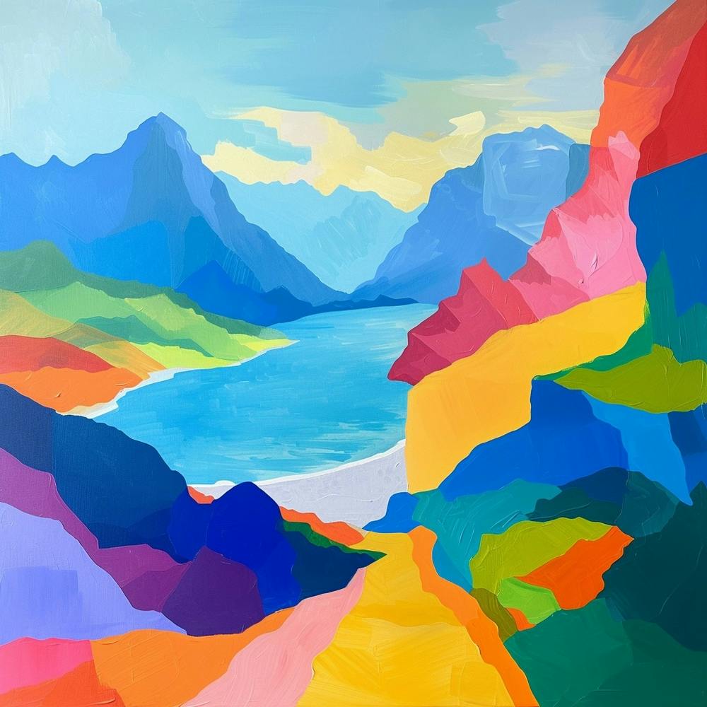 Abstract Travel Collection Montenegro 1