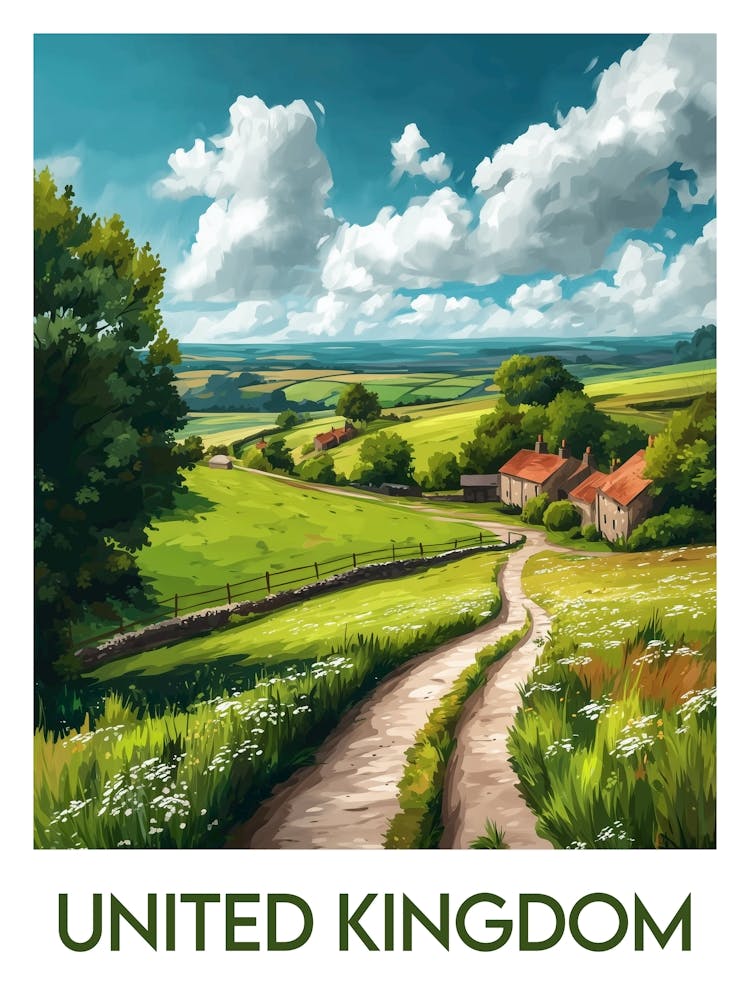 Affiche de voyage United Kingdom