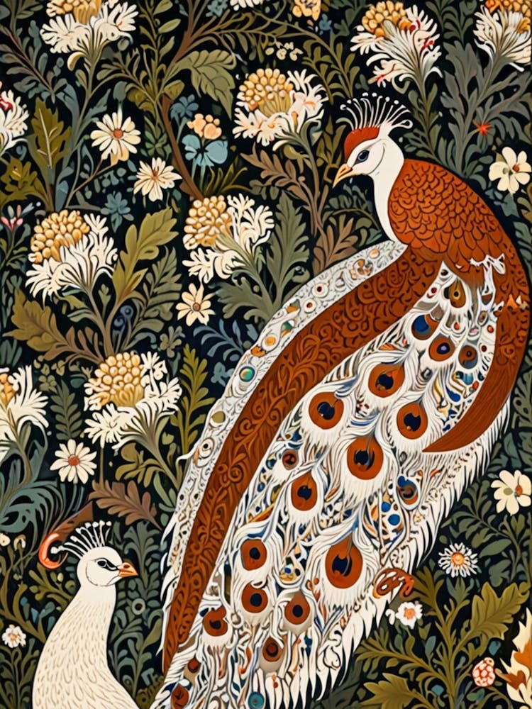 William Morris Peacocks