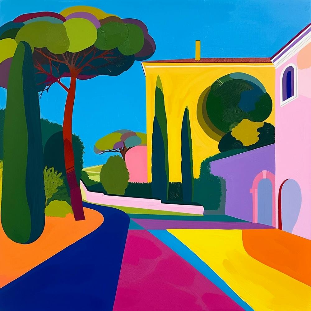 Abstract Park Collection Villa Doria Pamphili Rome 1