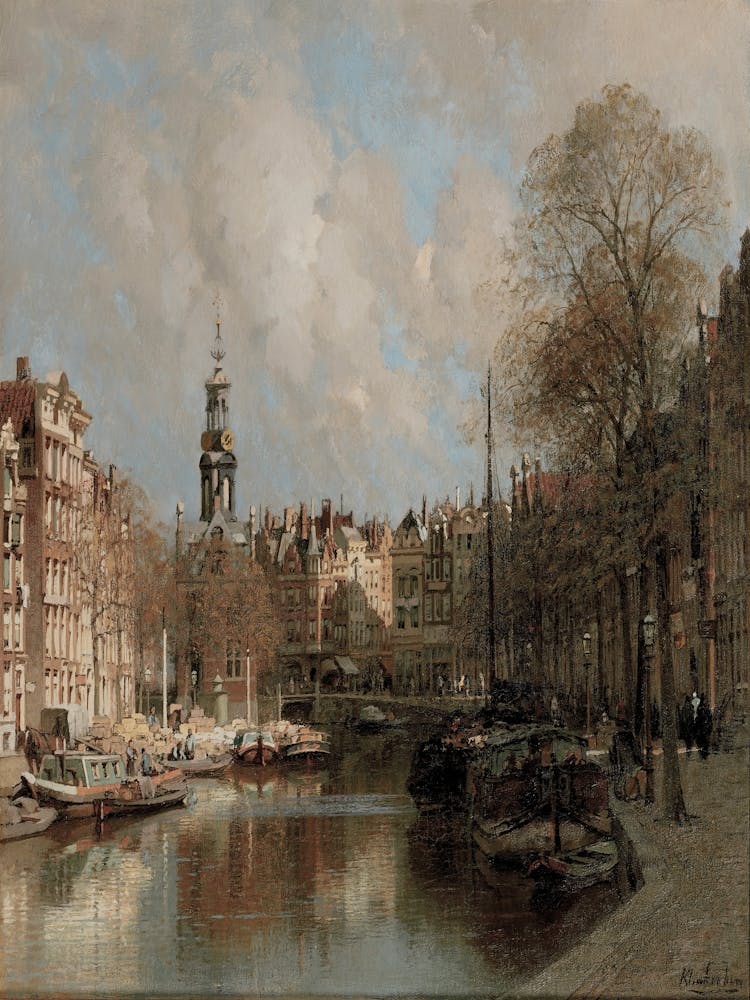 Canal In Amsterdam 1
