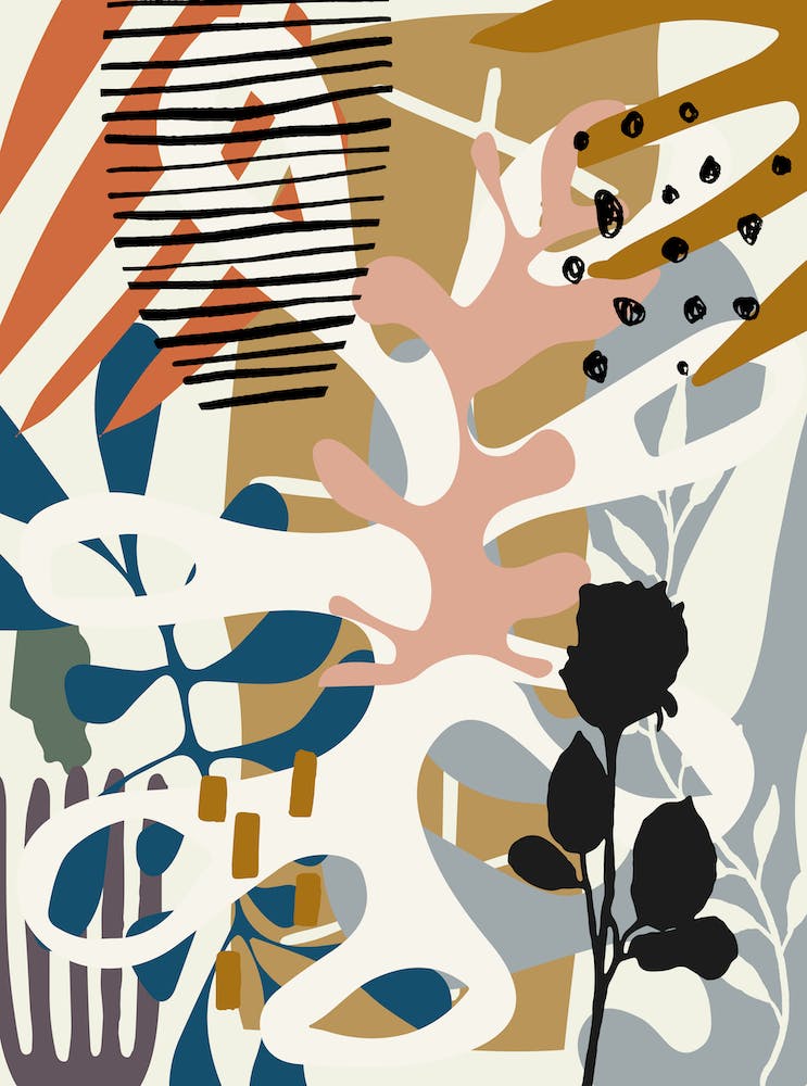 Mid Century Abstracts Minimal