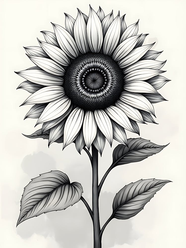 Douces Fleurs Sur Brume Bleu Poudre