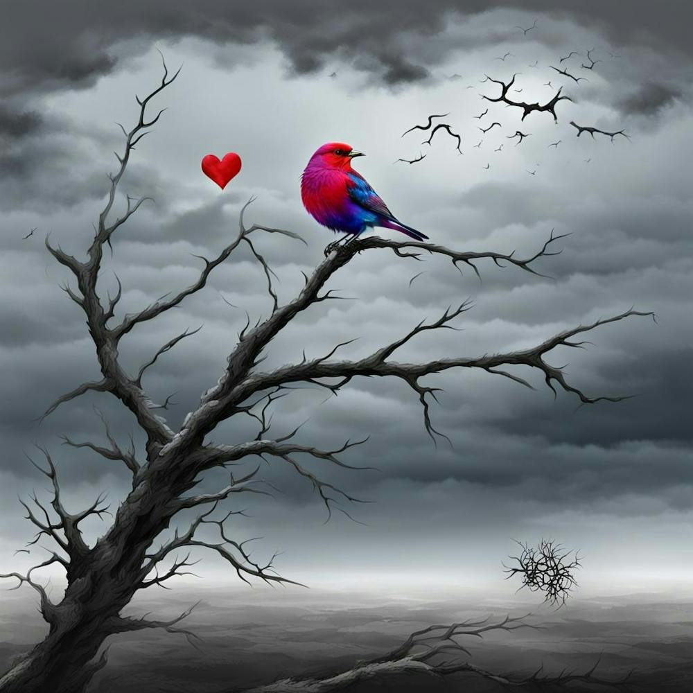 Bird In A Tree