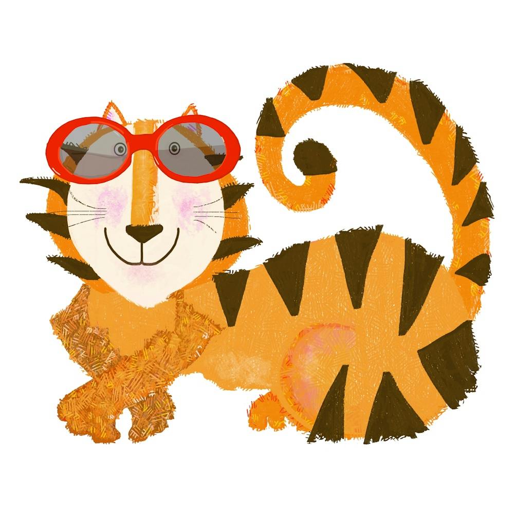 Tiger With Sunglasses