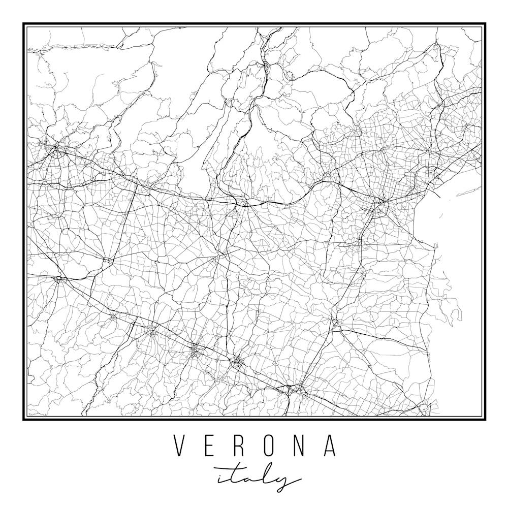 Verona Italy Street Map