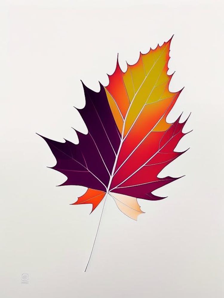 Maple Leaf Abstract 2