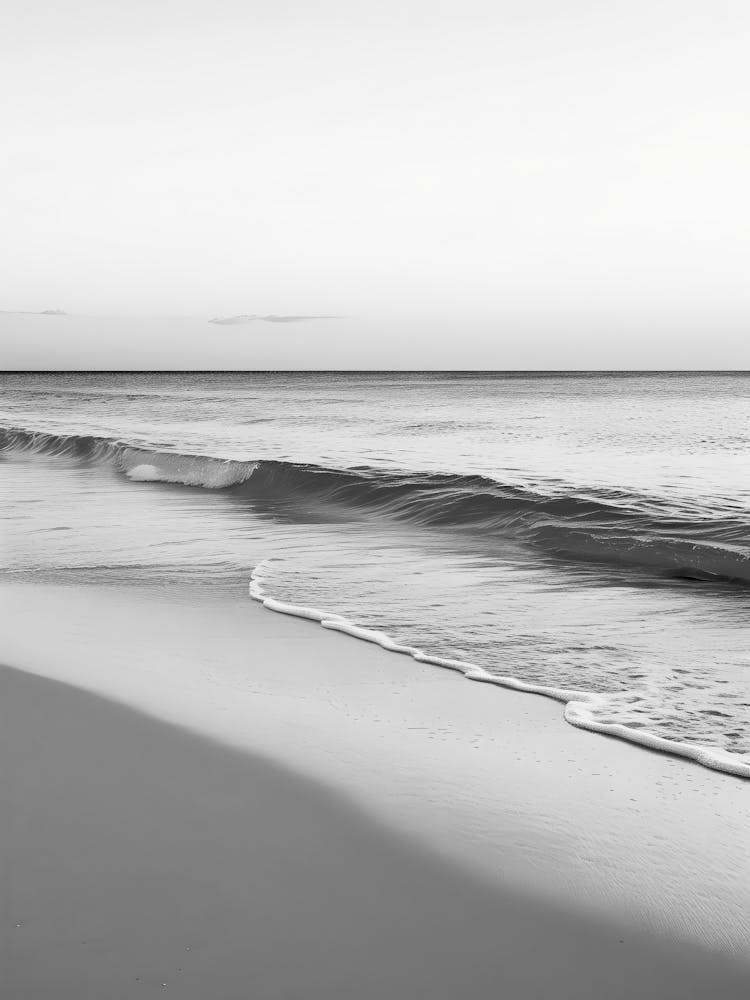 Black And White Beach 5
