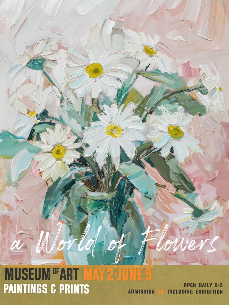 Eine Welt der Blumen, Van Gogh Ausstellung Gänseblümchen 3