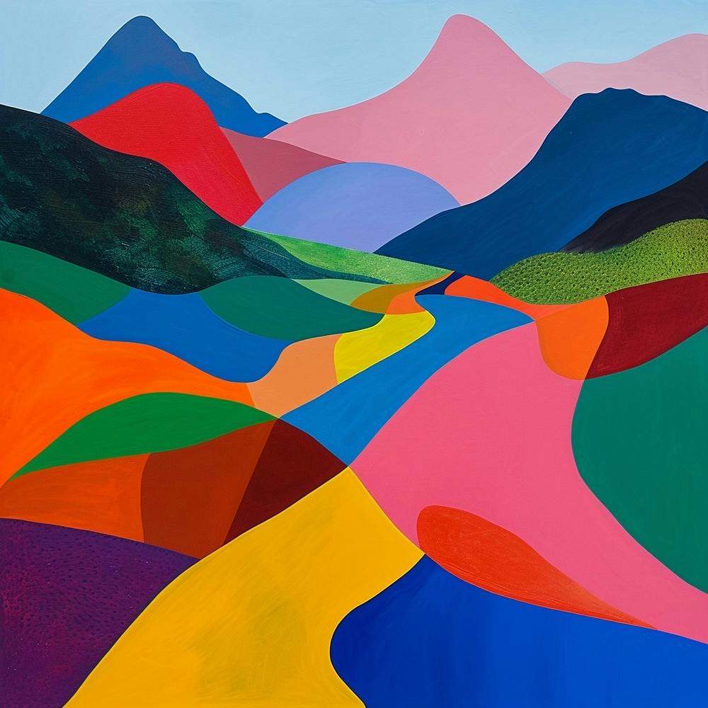 Abstract Travel Collection New Zealand 1