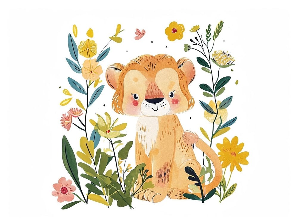 Little Floral Mountain Lion 4