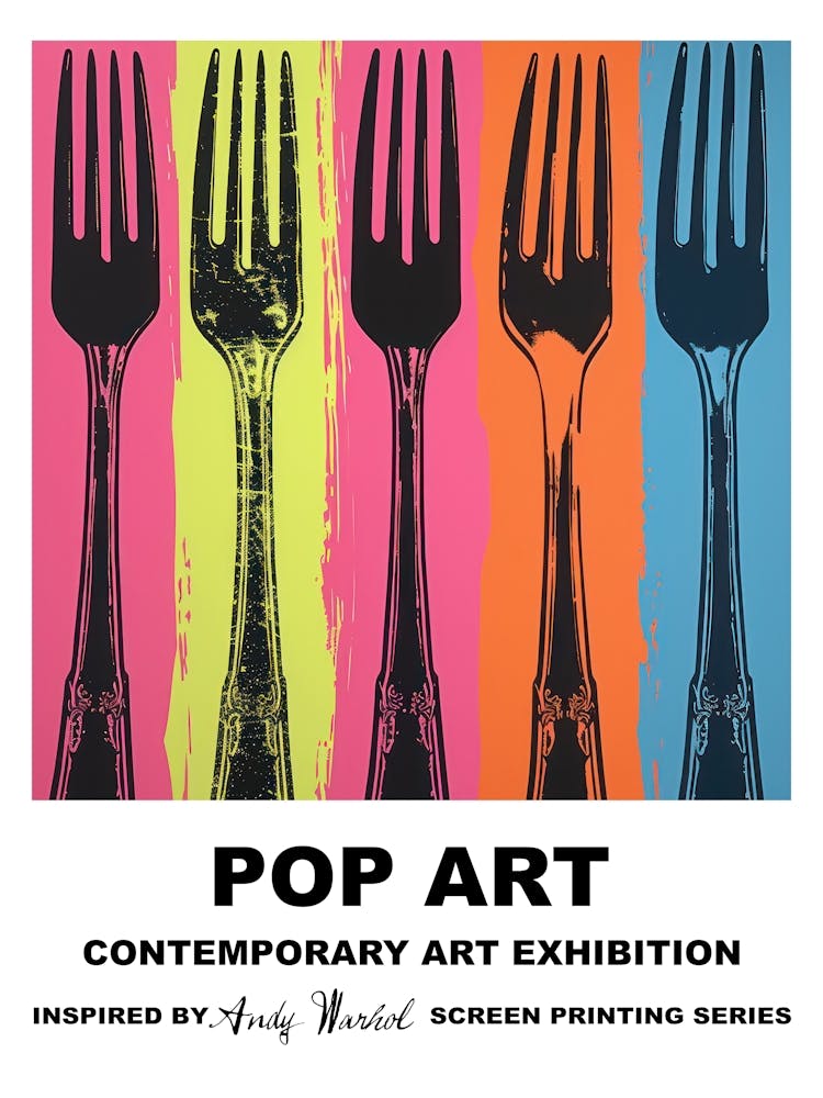 Forks Pop Art 4