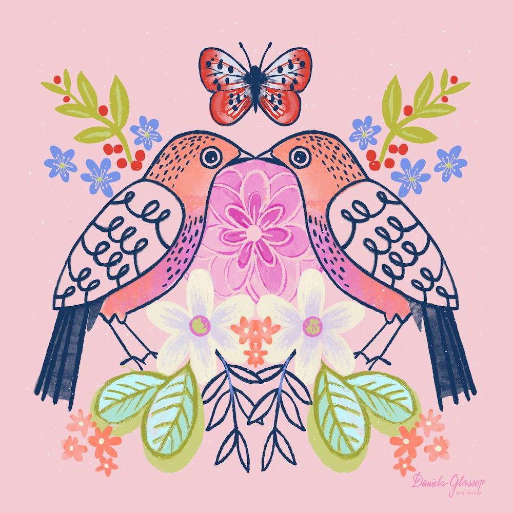 Love Birds Square