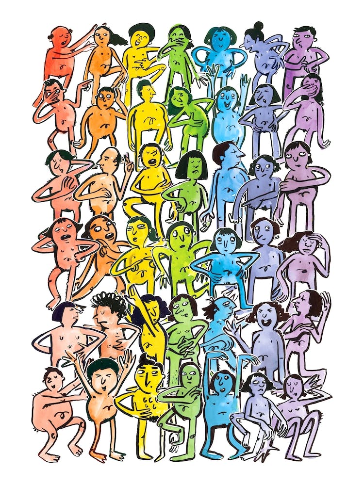 Human Rainbow