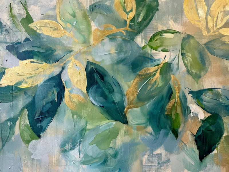 Abstract Leaf Painting 3