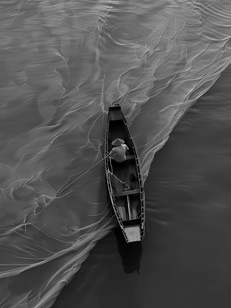 Kleines Boot im Wasser