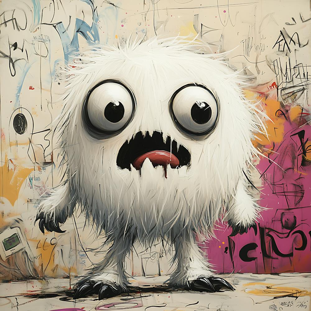 Cute Shaggy Plush Ghost Toy 12