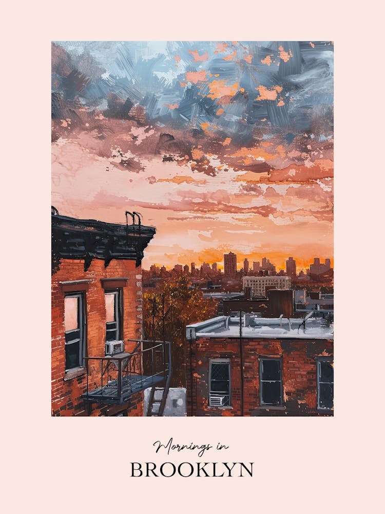 Mornings In Brooklyn Rooftops Morning Skyline 3