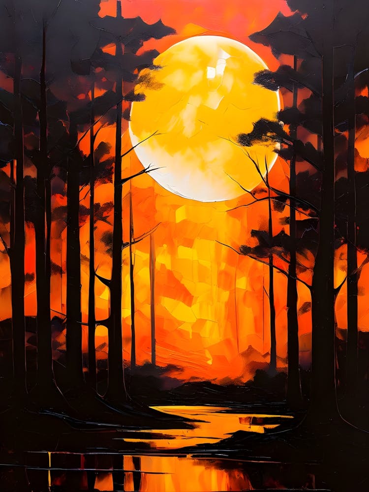 Sunset In The Woods 8