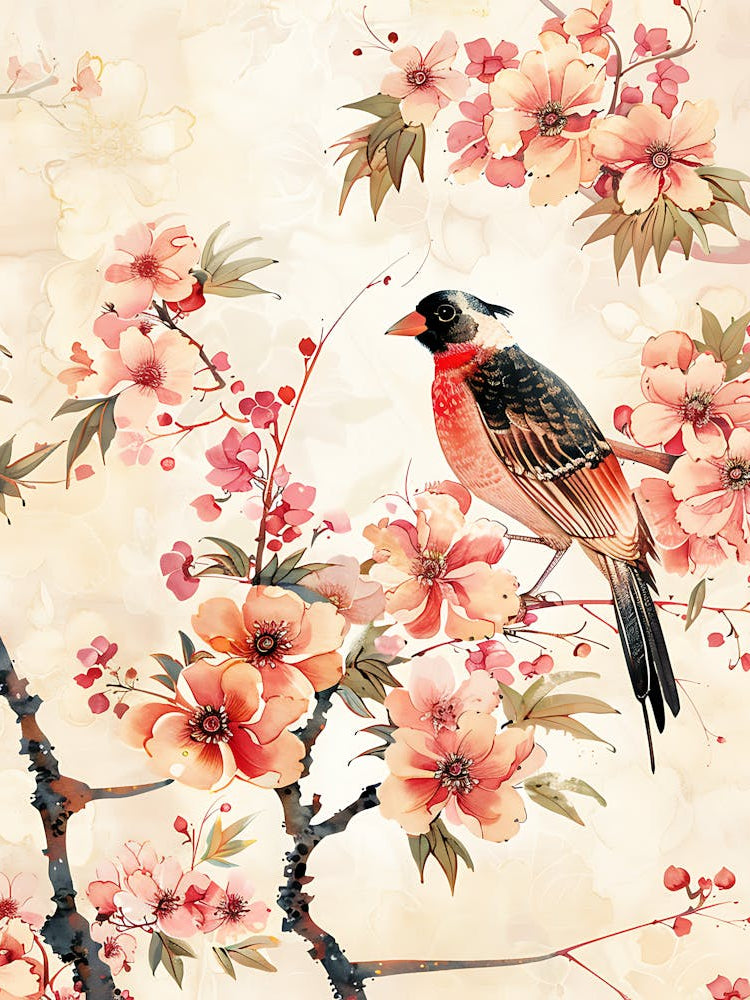 Bird Flowers Chinese