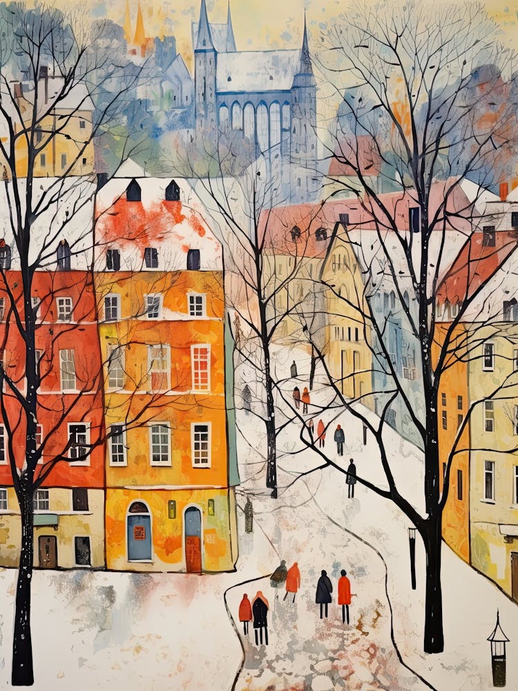 Winter Snow Krakow   Poland Snow Illustration 2