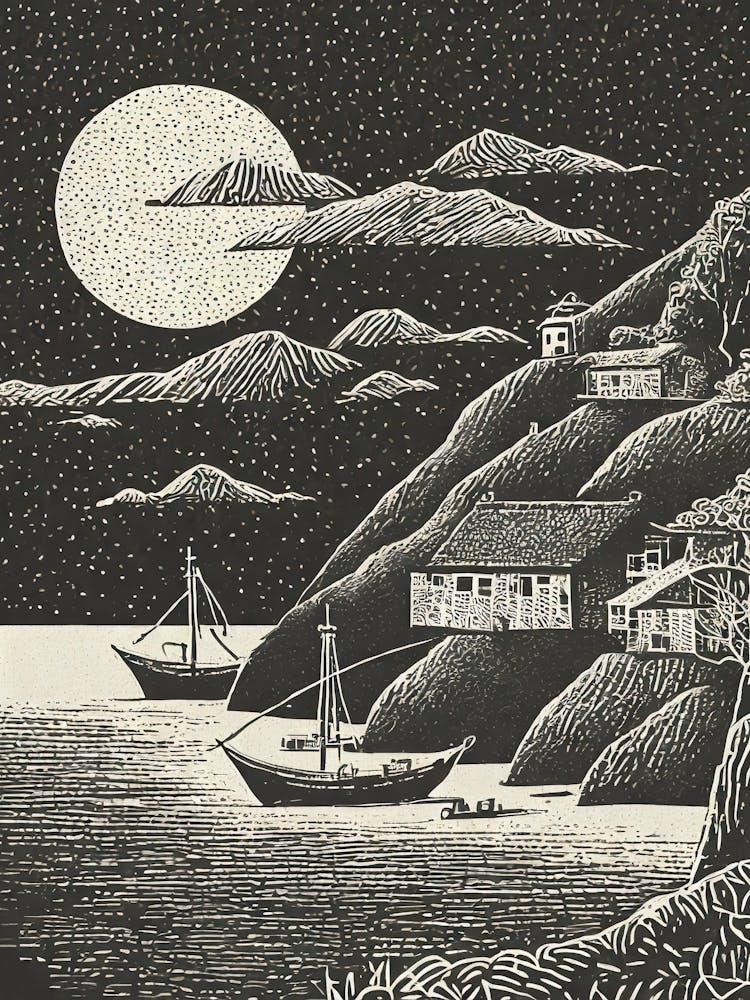 Moonlight Over The Bay