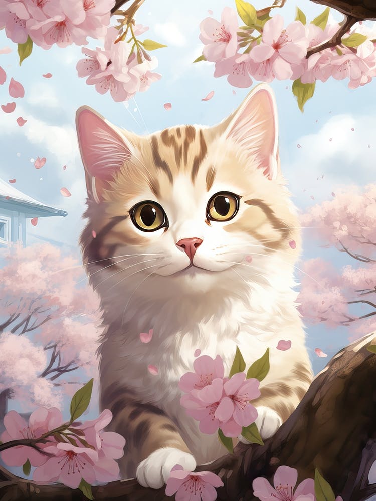 Kawaii Cat Drawings 5