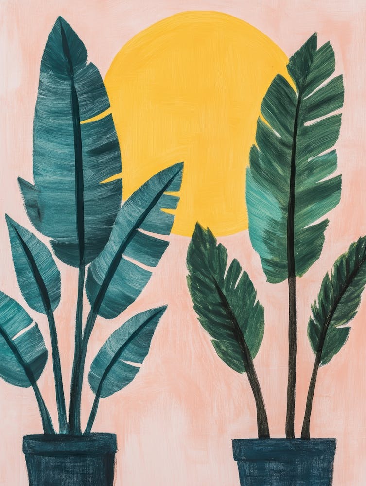 Two Potted Plants 4