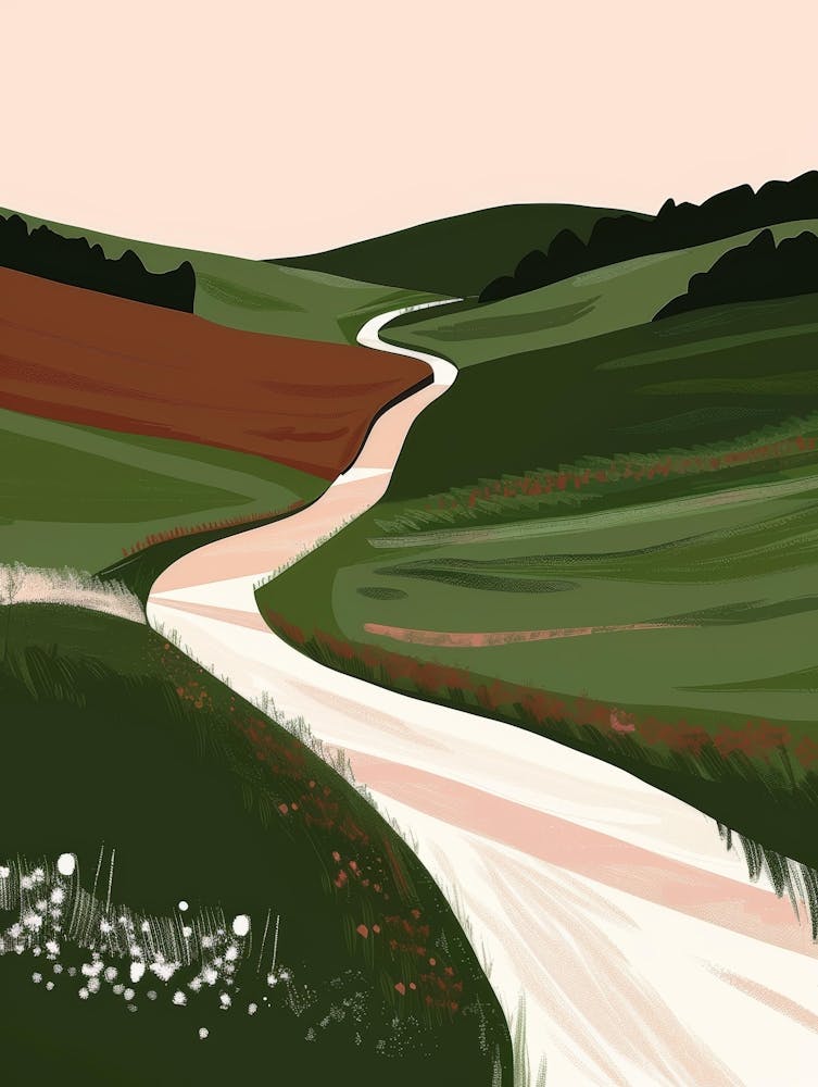 Road Through The Countryside