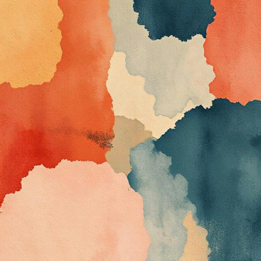 Abstraktes Aquarellgemälde 1