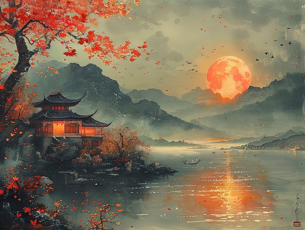 Moonlight Over The Lake 2