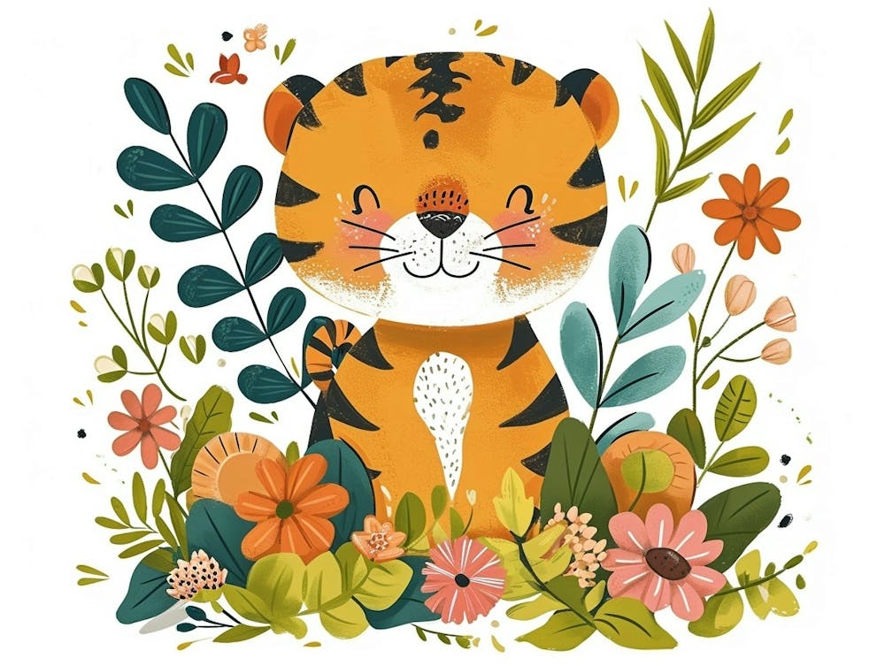 Little Floral Tiger 3