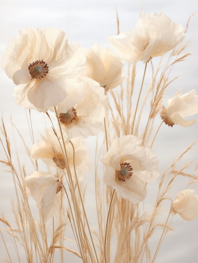 Boho Dried Flowers Poppy 3
