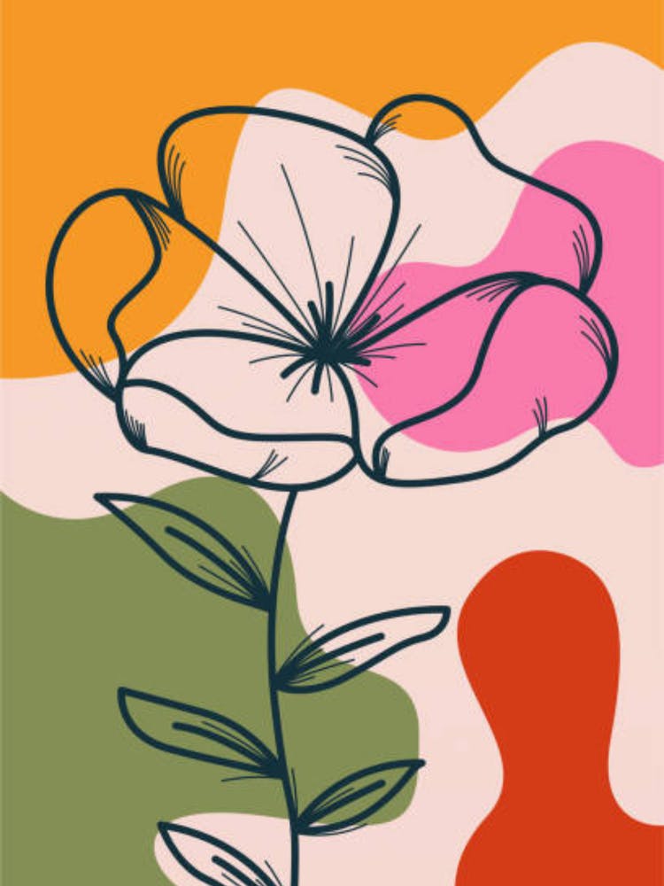 Abstrakte Blume 2