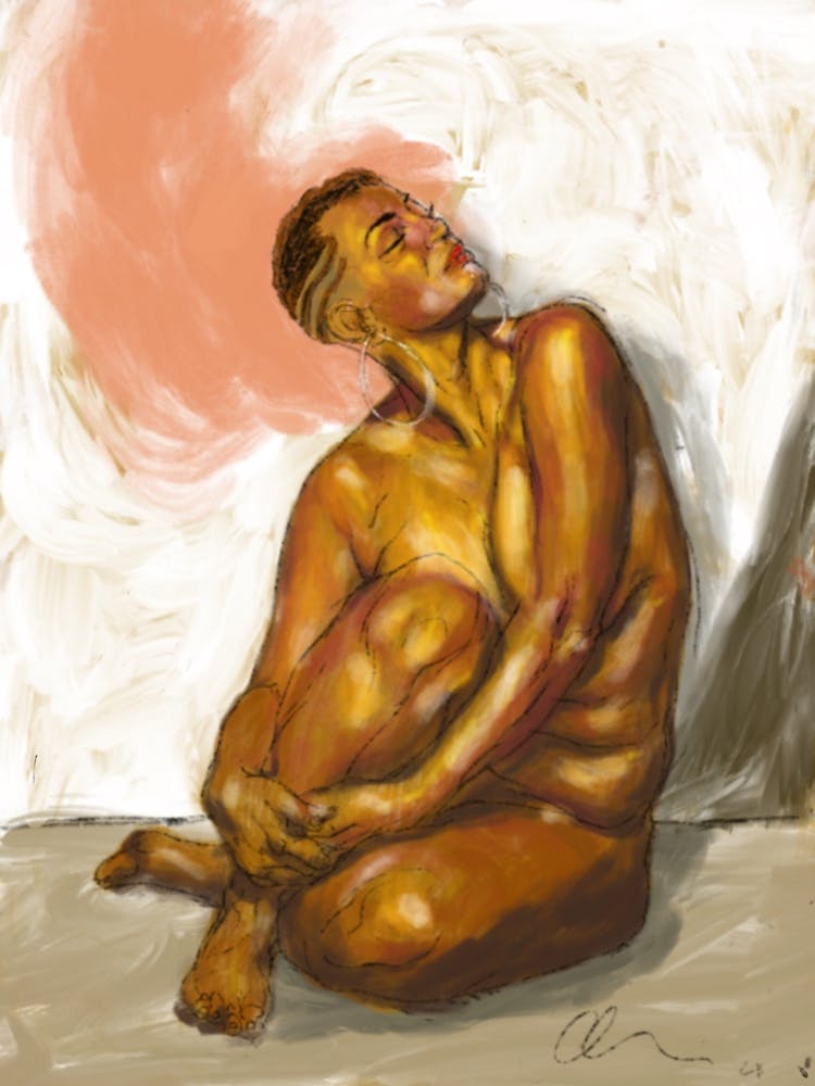 Sitting In Her Peace