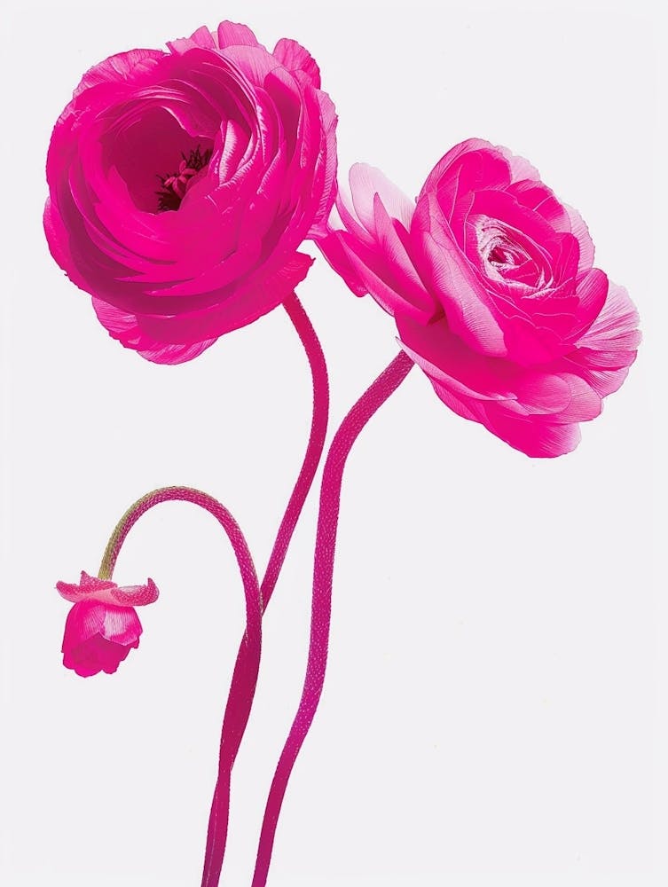 Hot Pink Ranunculus