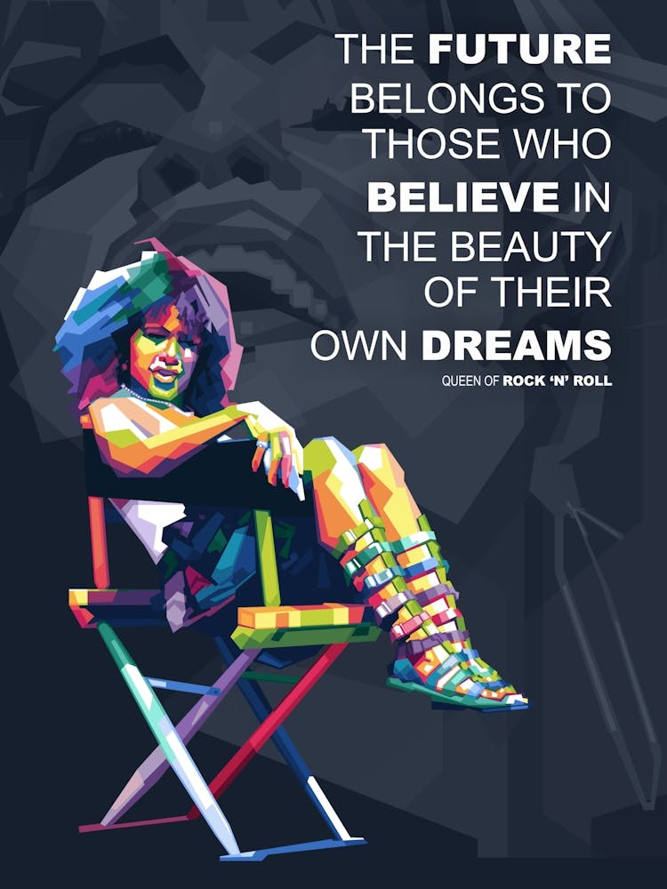 Tina Turner WPAP fan art