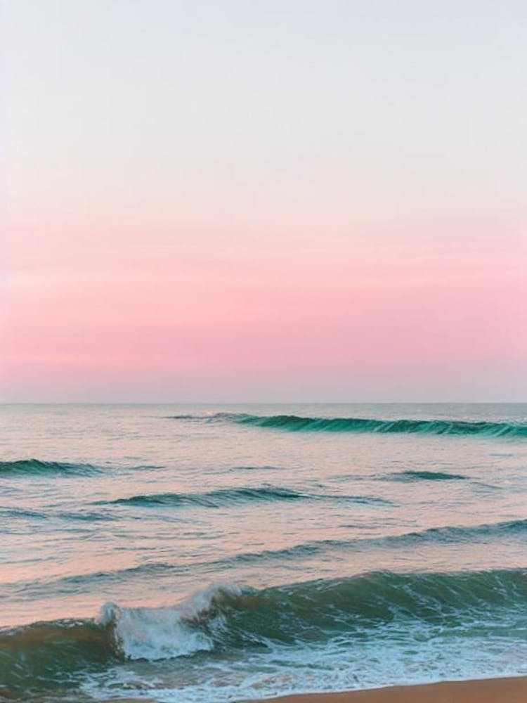 Bethany Beach, Delaware Pink Photography 1