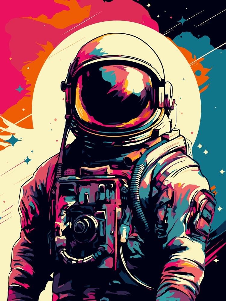 Astronaut In Space 3