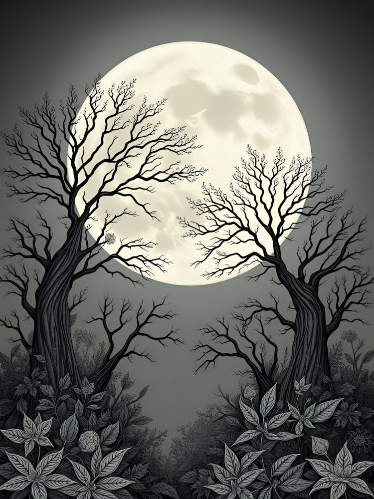 Full Moon In The Forest 11