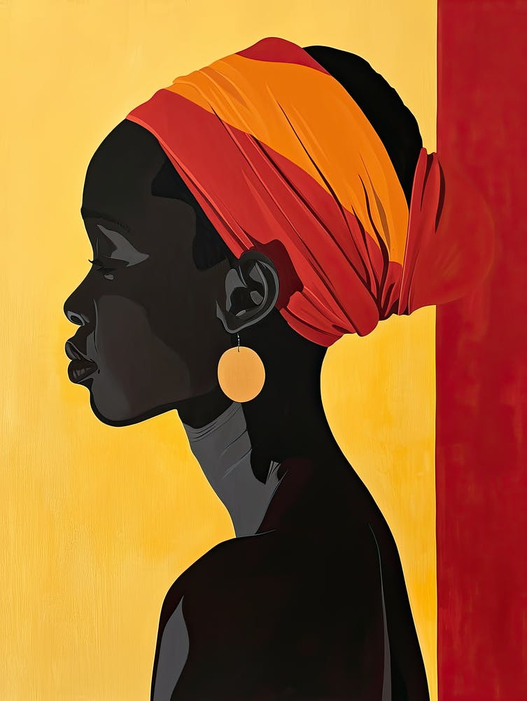 African Woman, Boho