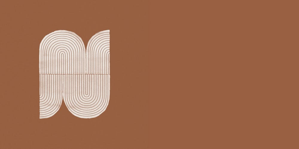 Geometric Object On Terracotta