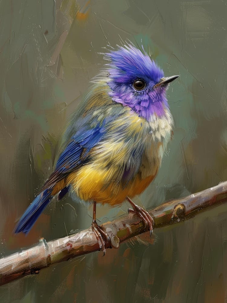 Blue-And-Yellow Bird