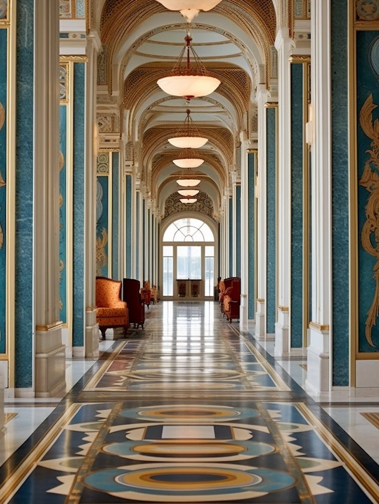 Dolmabahe Palace Pixel Art 4