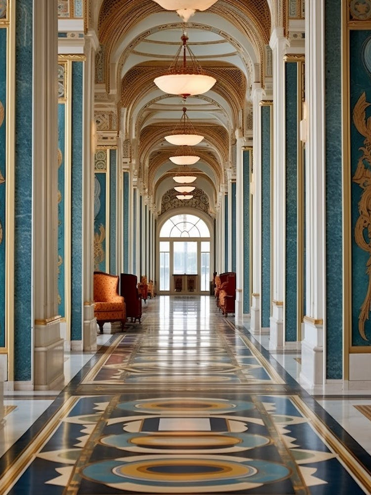 Dolmabahe Palace Pixel Art 4