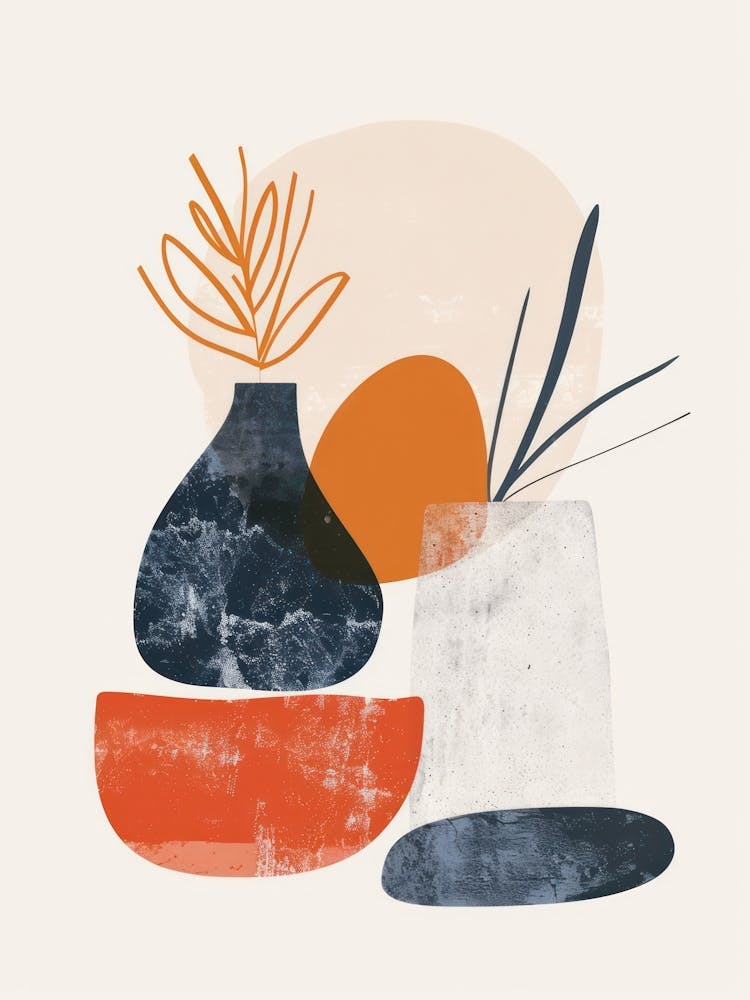 Cute Objects Abstract Collection 6