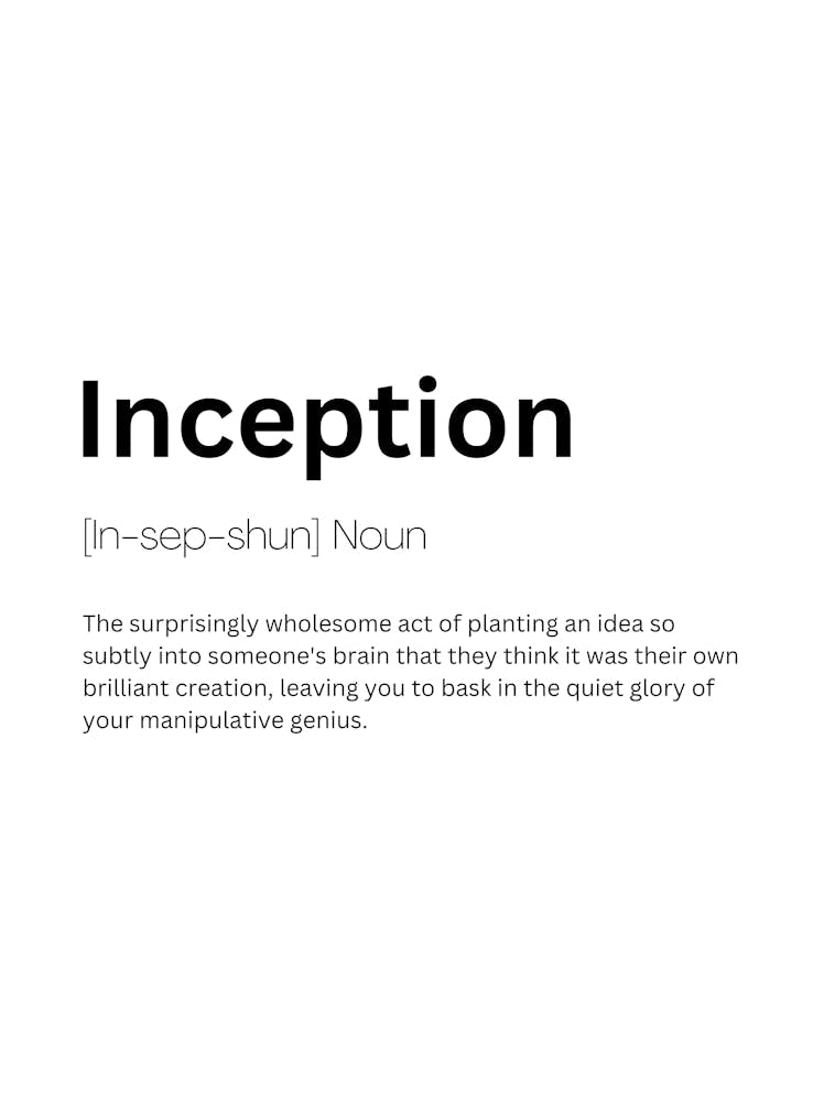 Inception Definition Meaning