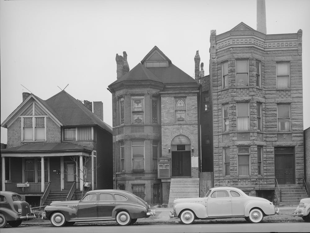 Old Residence Converted Into A Church, Chicago, Illinois By Russell Lee
