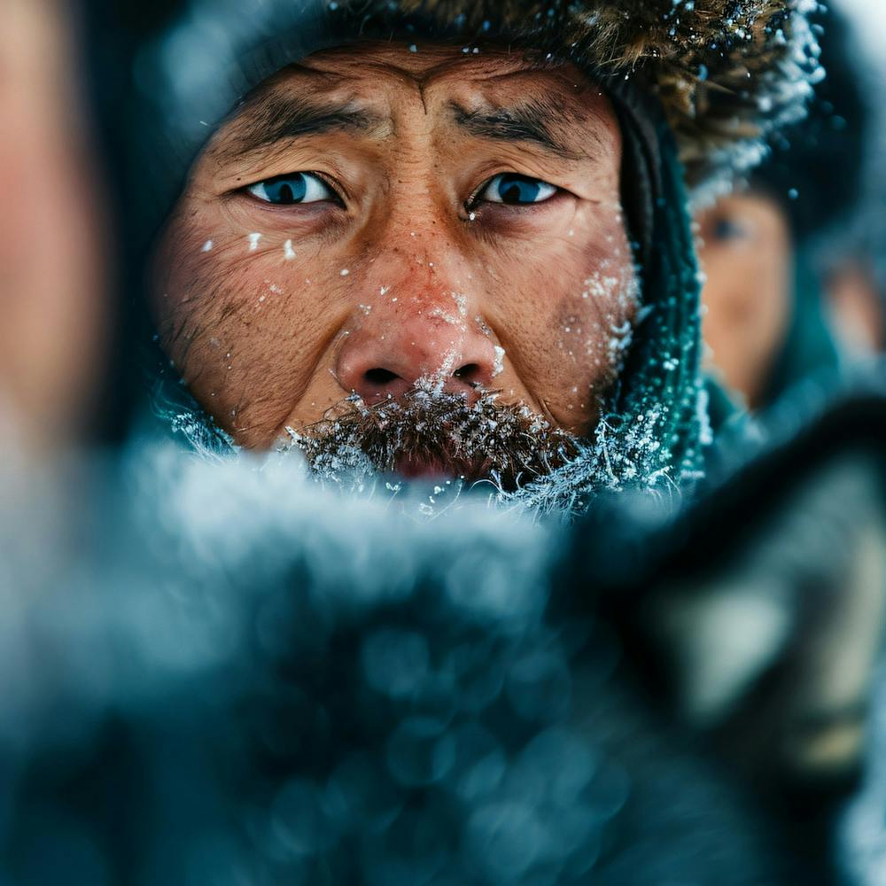 Man In The Snow